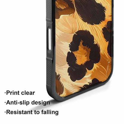 iPhone 17 Case — Leopard Soft Airbrush Gradient Animal Print, Unique Phone Case Design