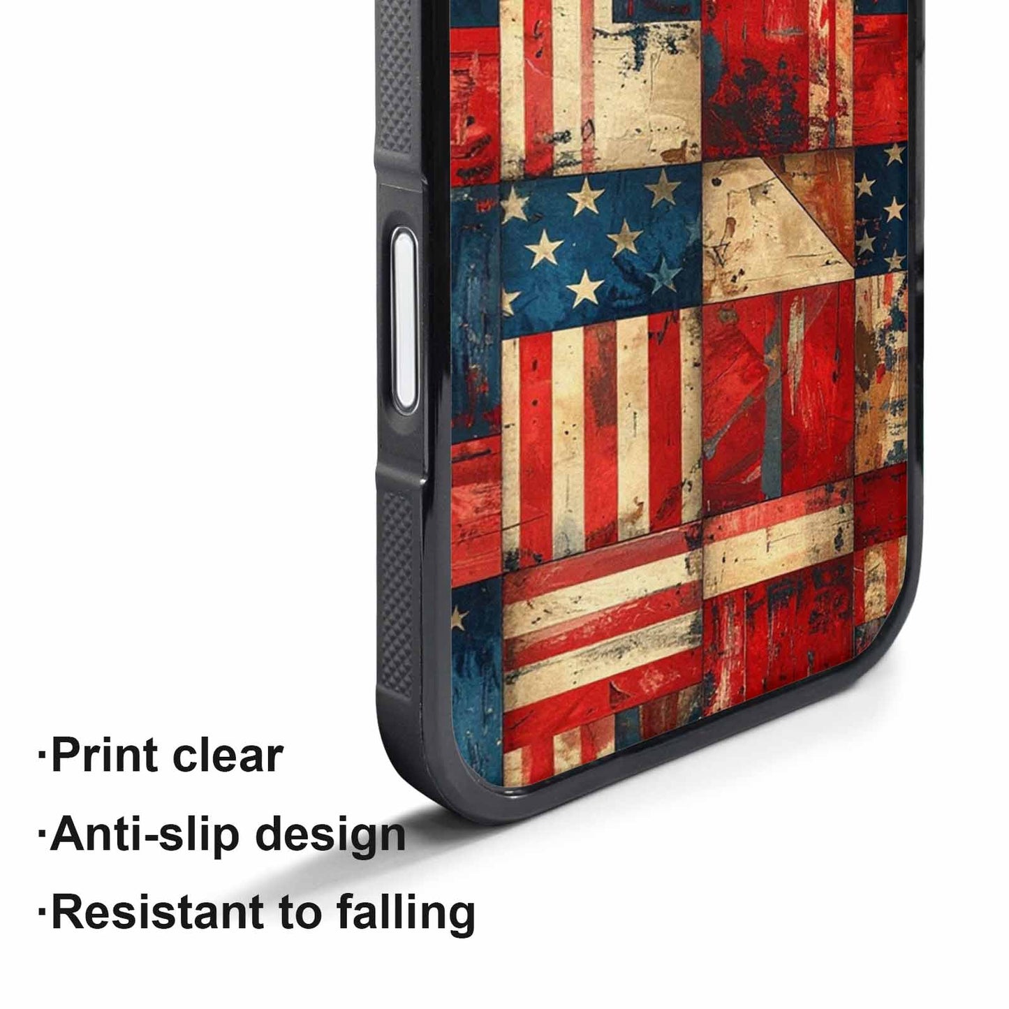 iPhone 17 Pro Case — Small American Flag Stars And Galaxy, Unique Phone Case Design
