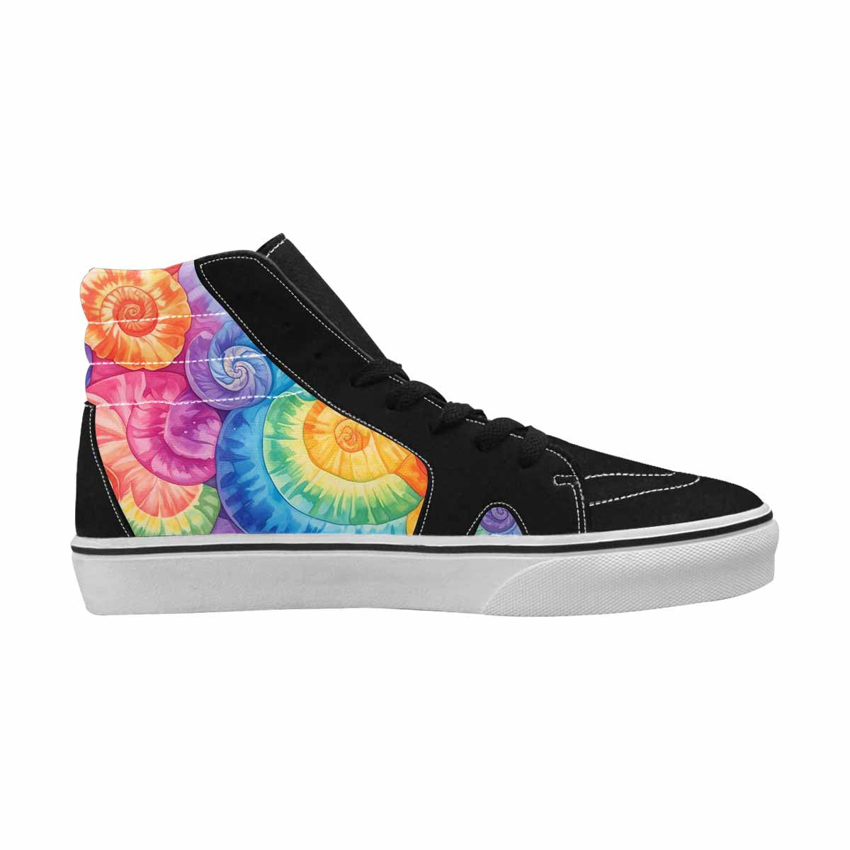 MEN'S Tie High Top Canvas Dark Academia Sneakers