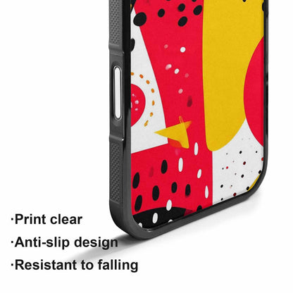 iPhone 17 Case — Memphis Art Pattern Retro Vintage, Customized Protective Case