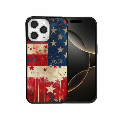 iPhone 15 Pro Max Case — Patriotic Stars And Stripes American Stars, Custom Made Phone Cover
