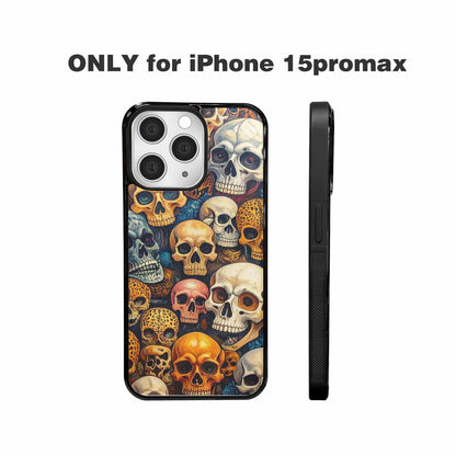 iPhone 15 Pro Max Case — Skulls Animal Printskulls Patt 0h1, Custom Printed Phone Case