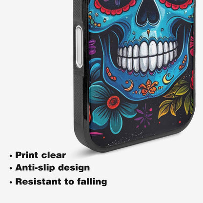 iPhone 16 Plus Case — Graffiti Skull Art Seamless Pattern Vibrant, Unique Phone Case Design