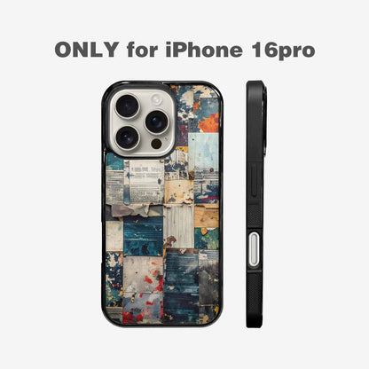 iPhone 16 Pro Case — Distressed Grunge Texture Pattern Hundreds Of, Custom Printed Phone Case