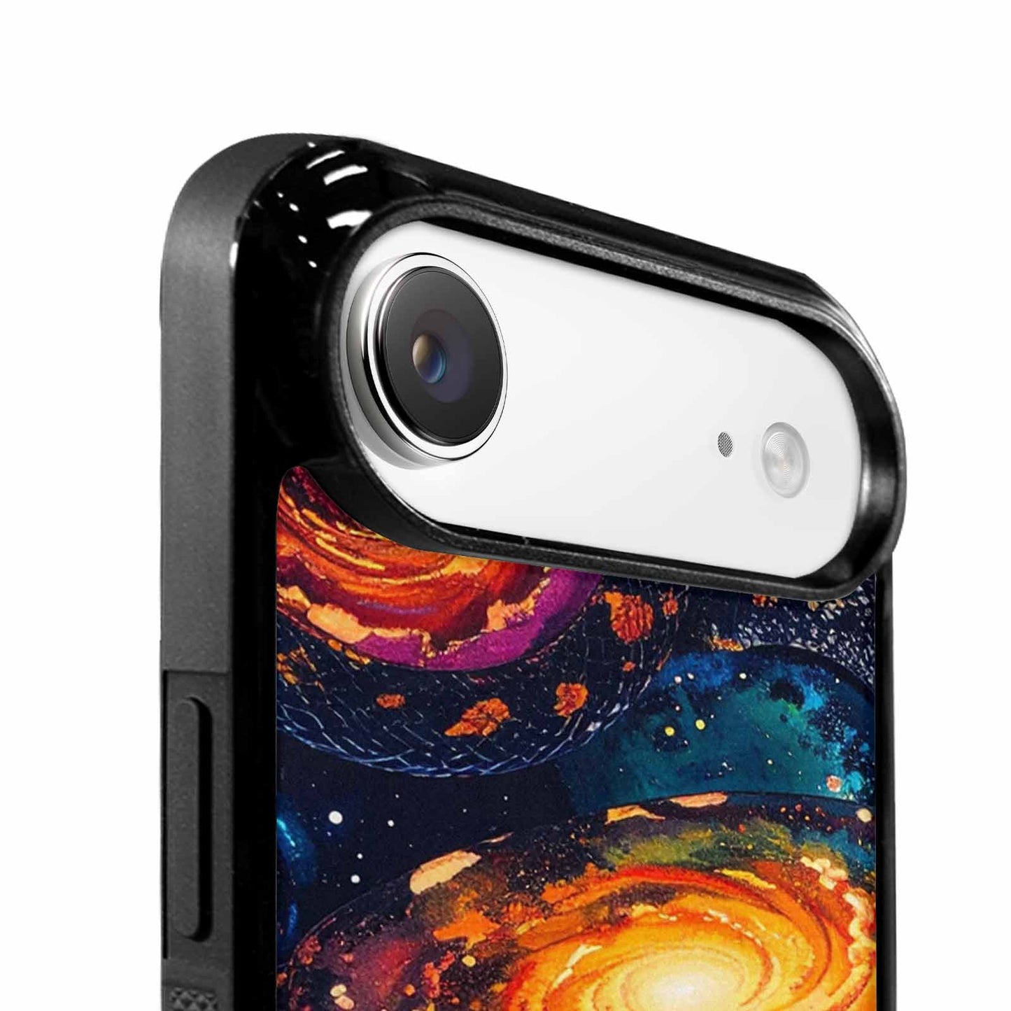 iPhone 17 Air Case — Galaxy Snake Print Galaxy Space, Custom Art Phone Cover