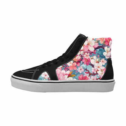 MEN'S Cherry Blossom Branch High Top Canvas Dreamcore Shoes