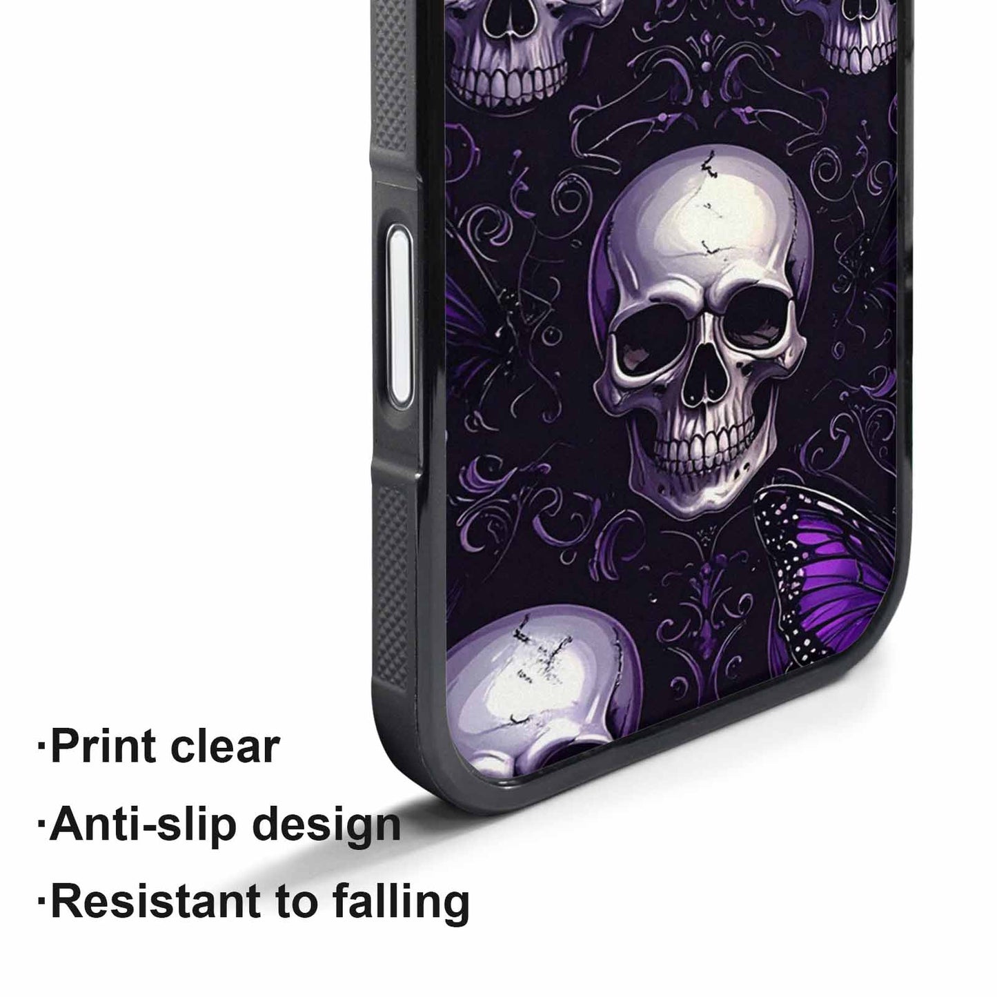 iPhone 17 Pro Case — Skull Dark Art Gothic Print Gothic, Custom Designed Case Cover