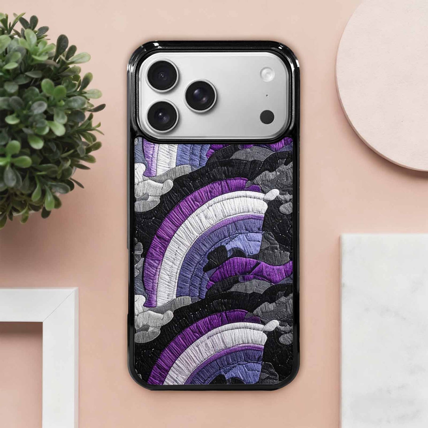 iPhone 17 Pro Max Case — Vivid Camo Asexual Camo, Custom Print Case Cover
