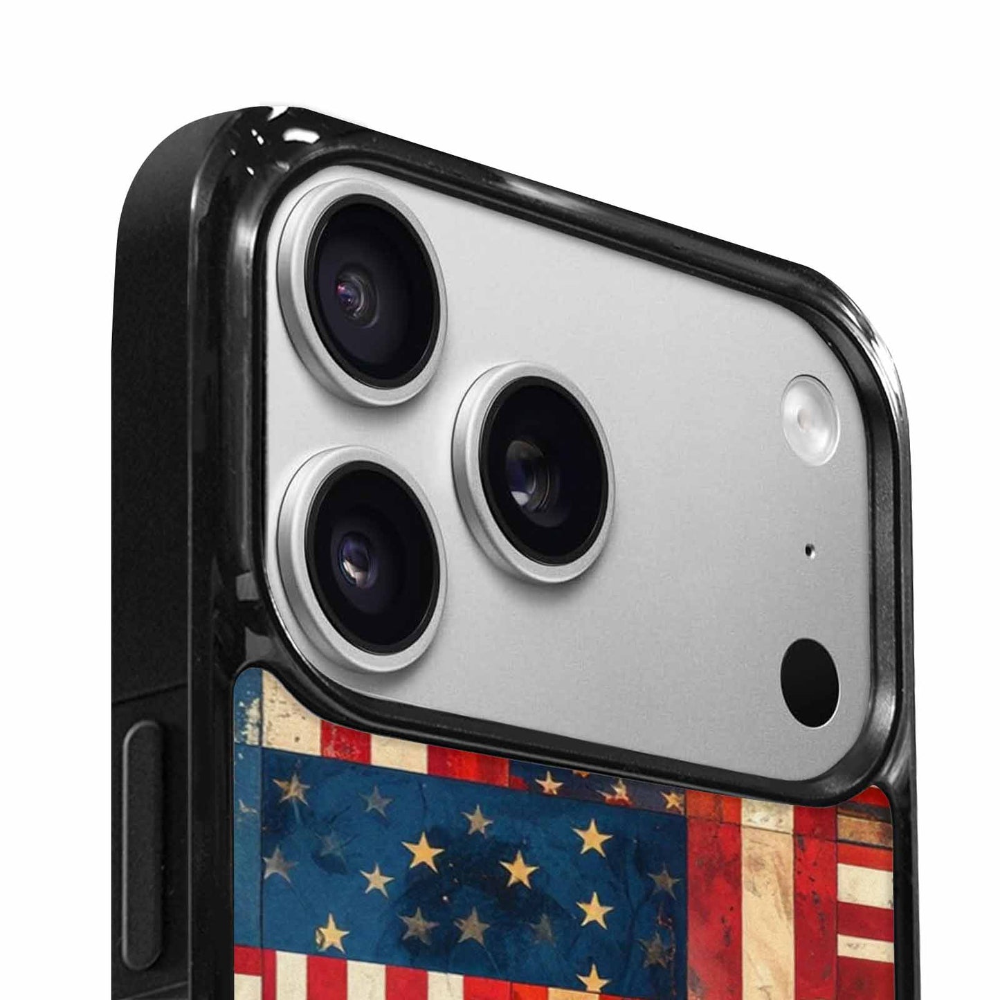 iPhone 17 Pro Case — Small American Flag Stars And Galaxy, Customized Protective Case