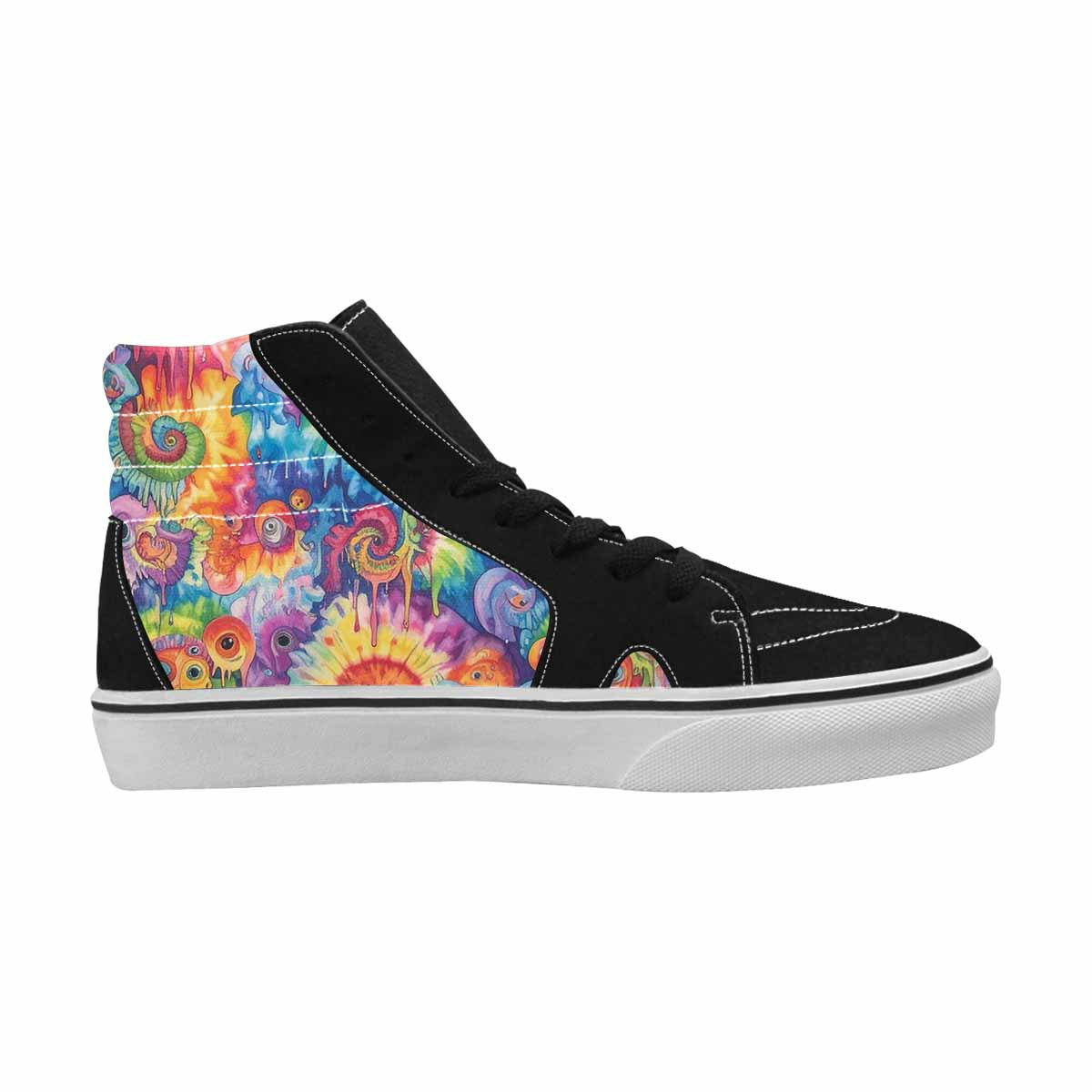 MEN'S Aliens  Tie Dye High Top Canvas Y2K Shoes