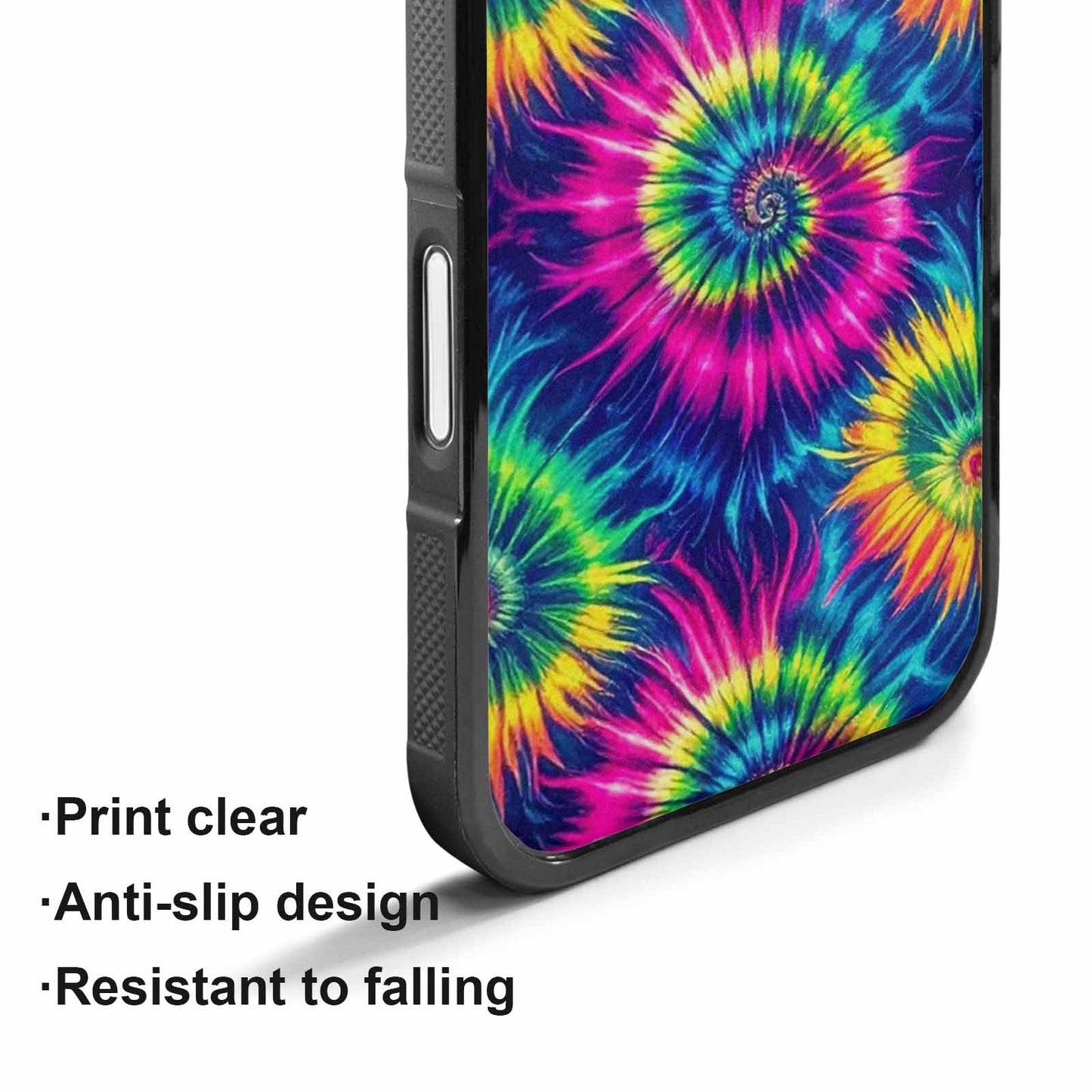 iPhone 17 Case — Tie Dye Neon Acid Tie Dye, Custom Designed Case Cover