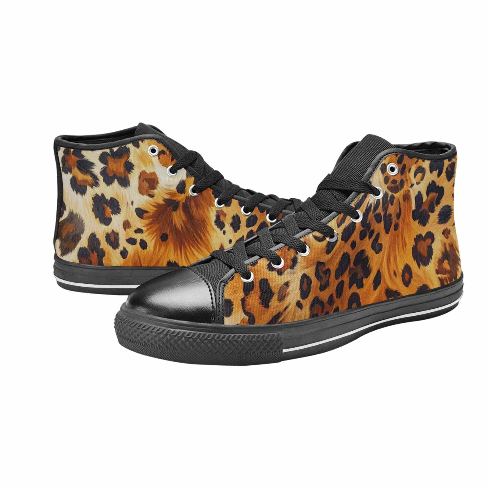 MEN'S Cow Animal Print High Top Canvas Dreamcore Custom Sneakers