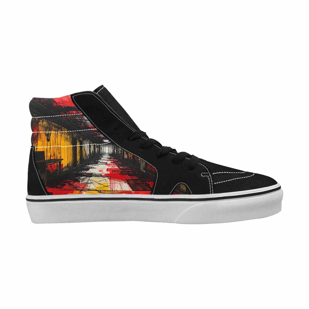 MEN'S Liminal Space Fragment High Top Canvas Dreamcore Shoes