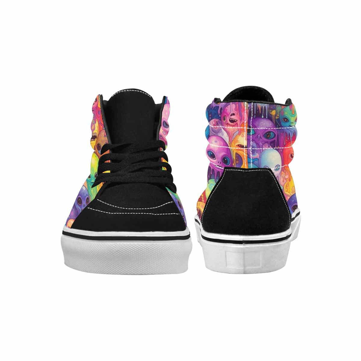 MEN'S Aliens  Tie Dye High Top Canvas Dreamlike Shoes