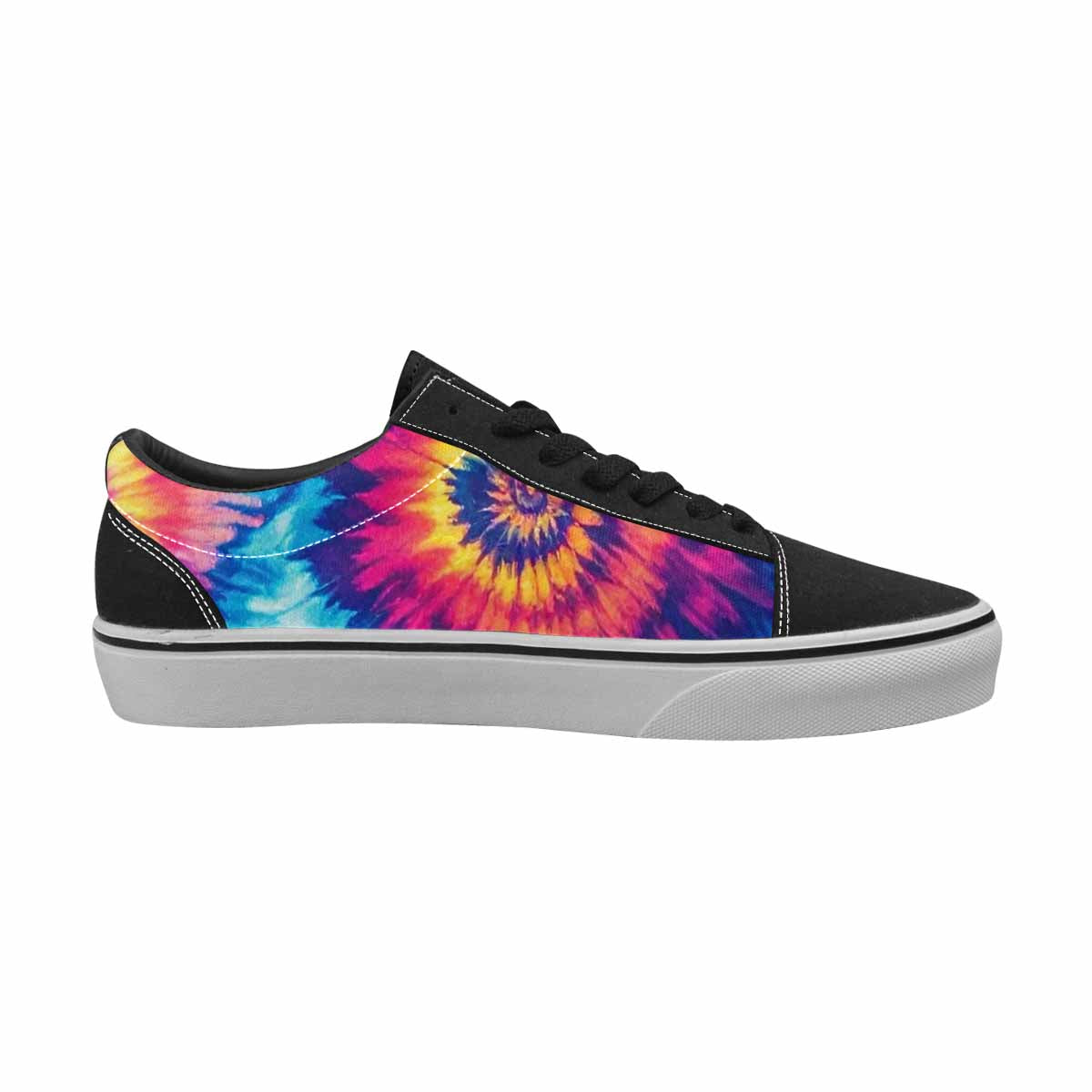MEN'S Tie Dye Swirl Canvas Lace-Up Y2K Sneakers