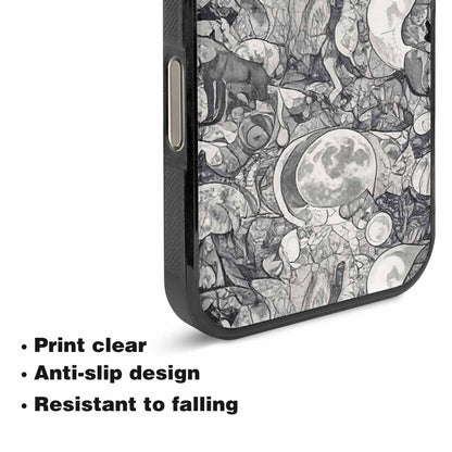 iPhone 16 Pro Case — Wolves Everywhere Collage Overlap Small Wolf, Custom Made Phone Cover