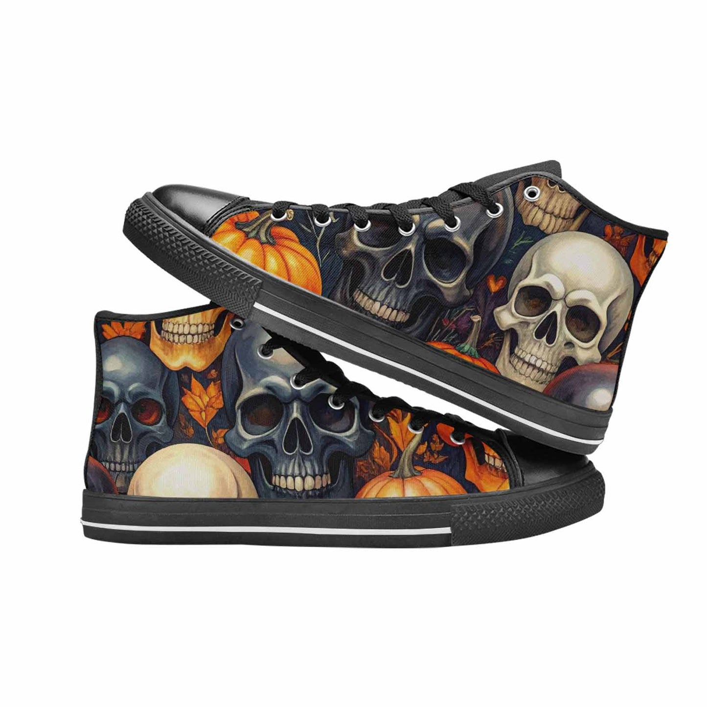 MEN'S Skulls - Halloween High Top Canvas Grunge Shoes