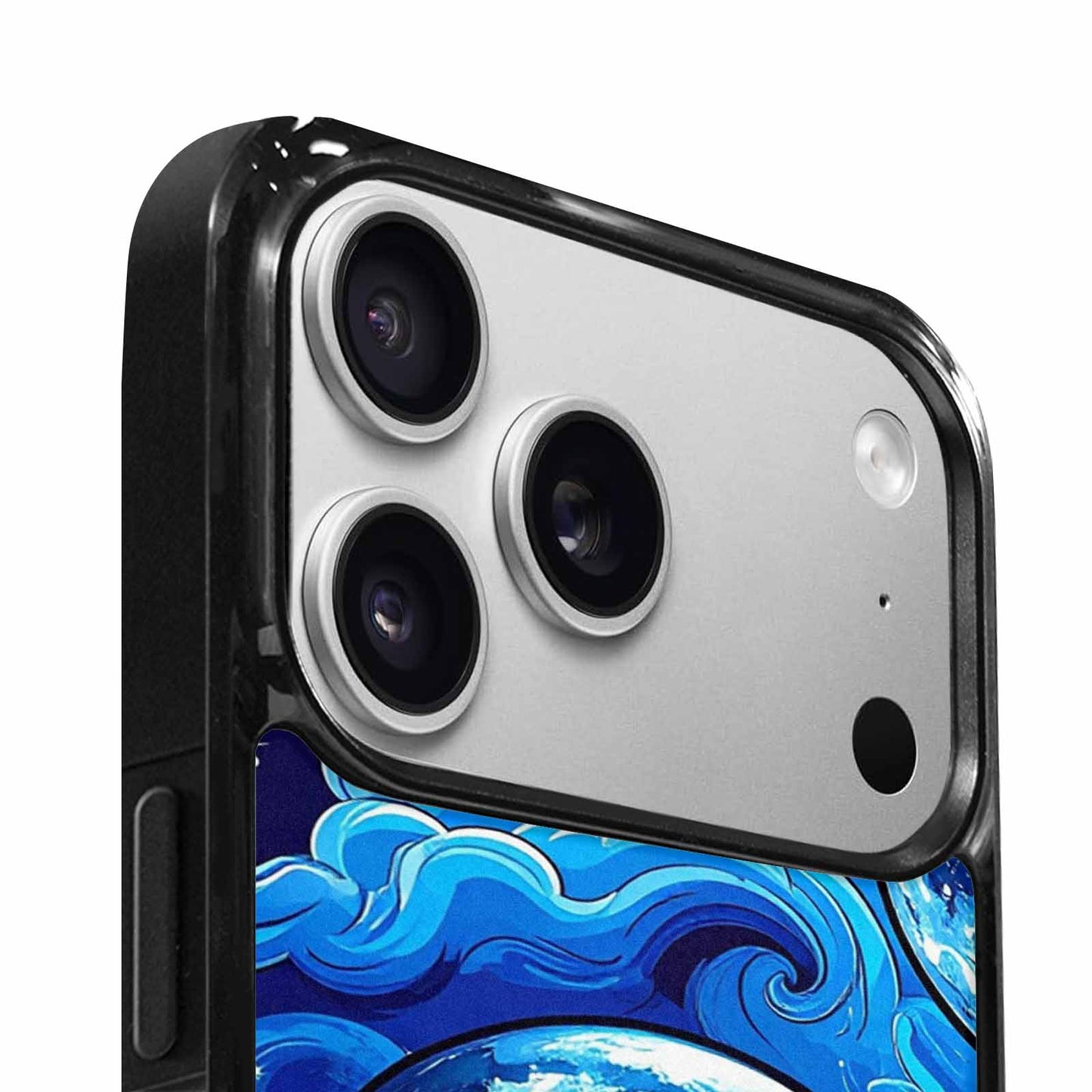 iPhone 17 Pro Max Case — Neon Winter Moon Cartoon Cute, Personalized Phone Case