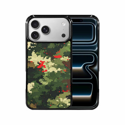 iPhone 17 Pro Max Case — Small Military Camouflage Blotch Camo, Customized Protective Case