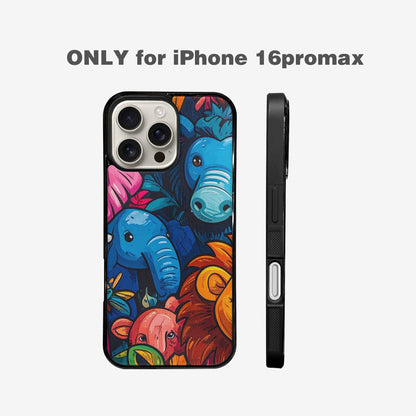 iPhone 16 Pro Max Case — Cartoon Animal Characters, Customized Protective Case