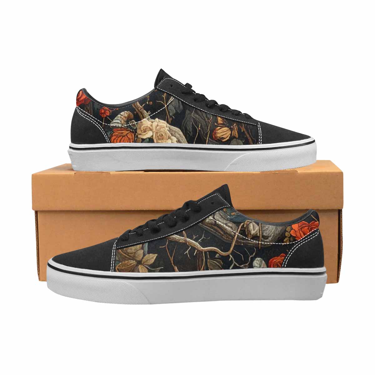 WOMEN'S More Overlapping Ontop Each Lace-Up Canvas Surreal Shoes