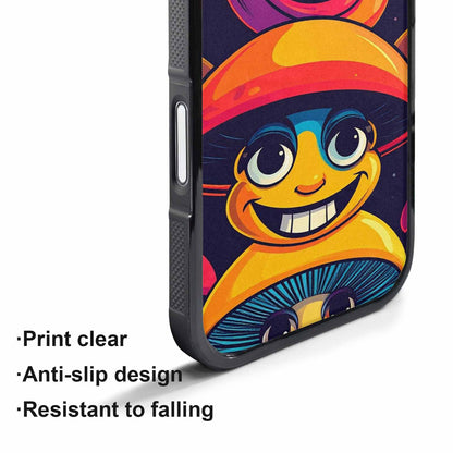 iPhone 17 Pro Max Case — Retro Mushroom Cartoon Art Retro Vintage, Custom Printed Phone Case