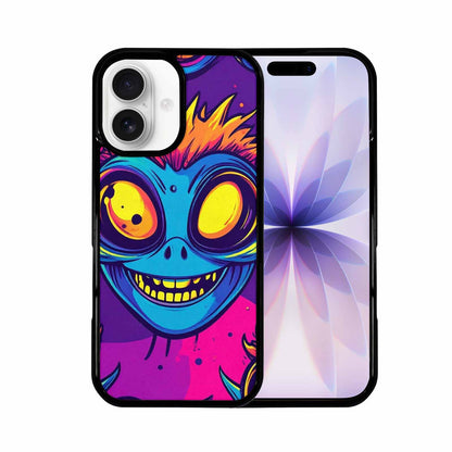iPhone 17 Case — Alien Ufo Cartoon Art Alien Scifi, Unique Phone Case Design