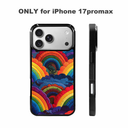 iPhone 17 Pro Max Case — Vivid Camo Rainbow Camo, Original Design Phone Case