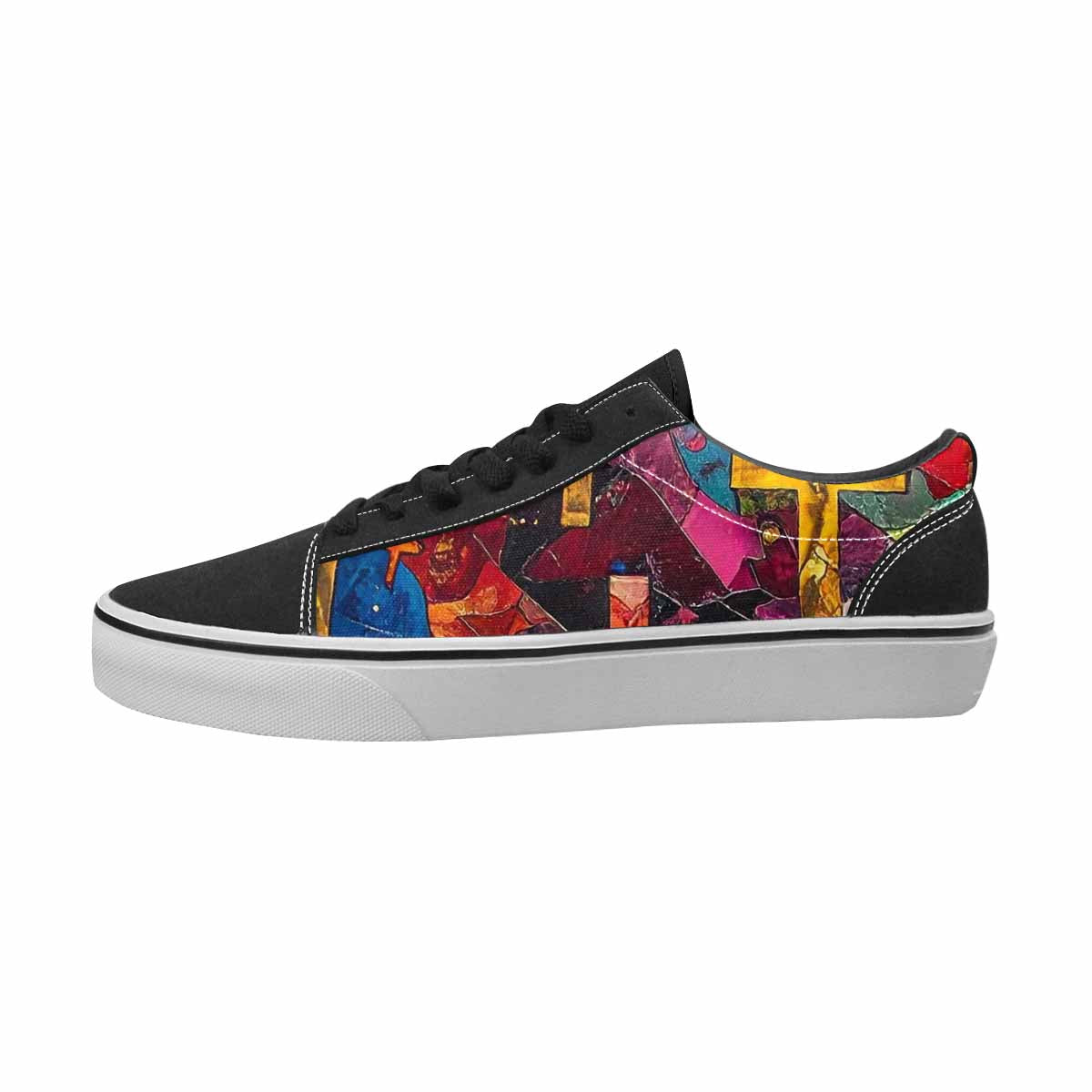 MEN'S Jesus Canvas Bold Print Surreal Custom Streetwear Shoes