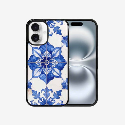 iPhone 16 Case — Talavera Tile Floral, Custom Art Phone Cover