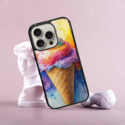 iPhone 16 Pro Case — Melting Icecream Collage, Original Design Phone Case