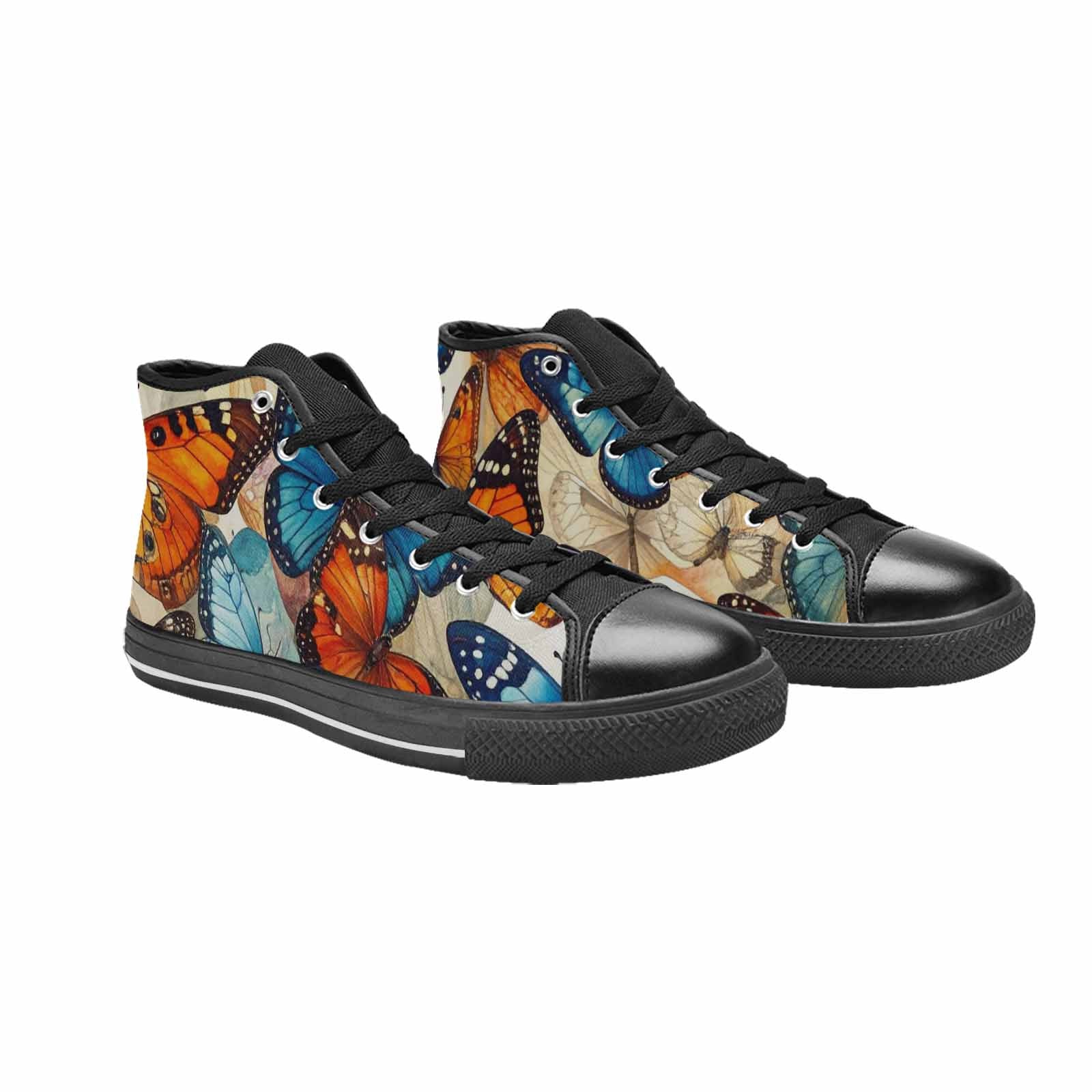 MEN'S Butterfly Wing High Top Canvas Cottagecore Shoes