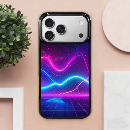 iPhone 17 Pro Max Case — Neon Cartoon Art Pattern Retro Vintage, Customized Protective Case