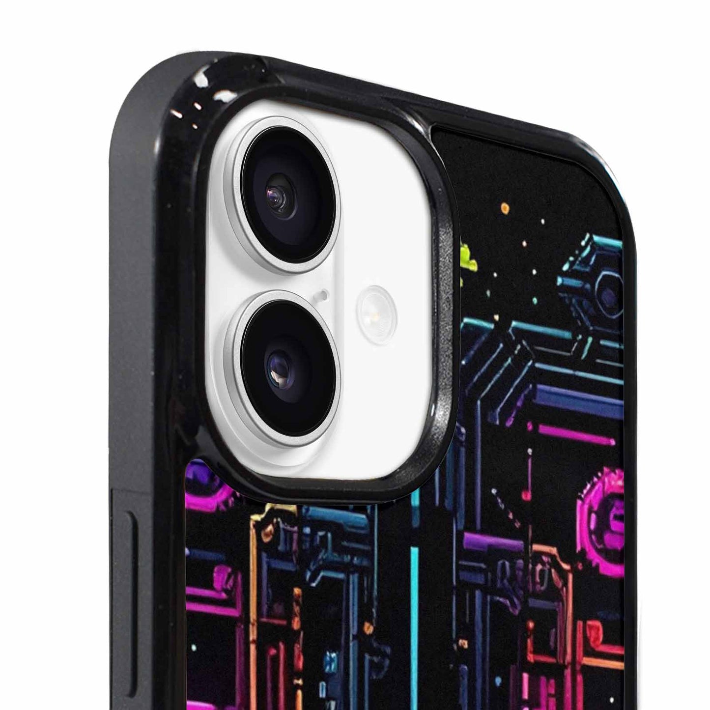 iPhone 17 Case — Retro Pixel Art Pattern, Retro Vintage, Custom Print Case Cover