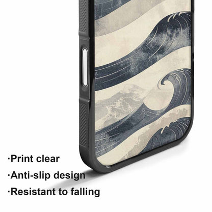 iPhone 17 Case — Vintage Americana Wave Retro Vintage, Custom Print Case Cover