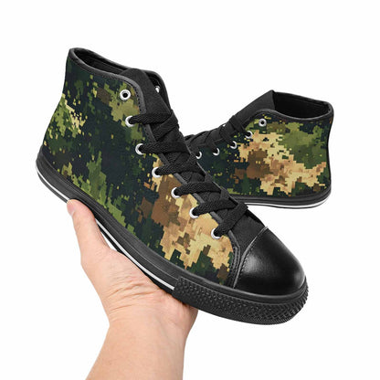 MEN'S Military Camouflage Blotch High Top Canvas Aesthetic Sneakers