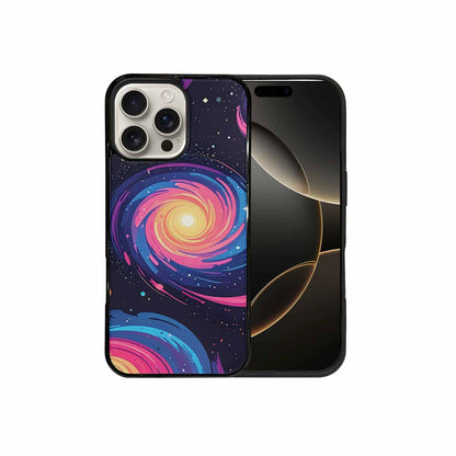 iPhone 16 Pro Max Case — Love Wins Galaxy Seamless Pattern Vibrant, Custom Print Case Cover