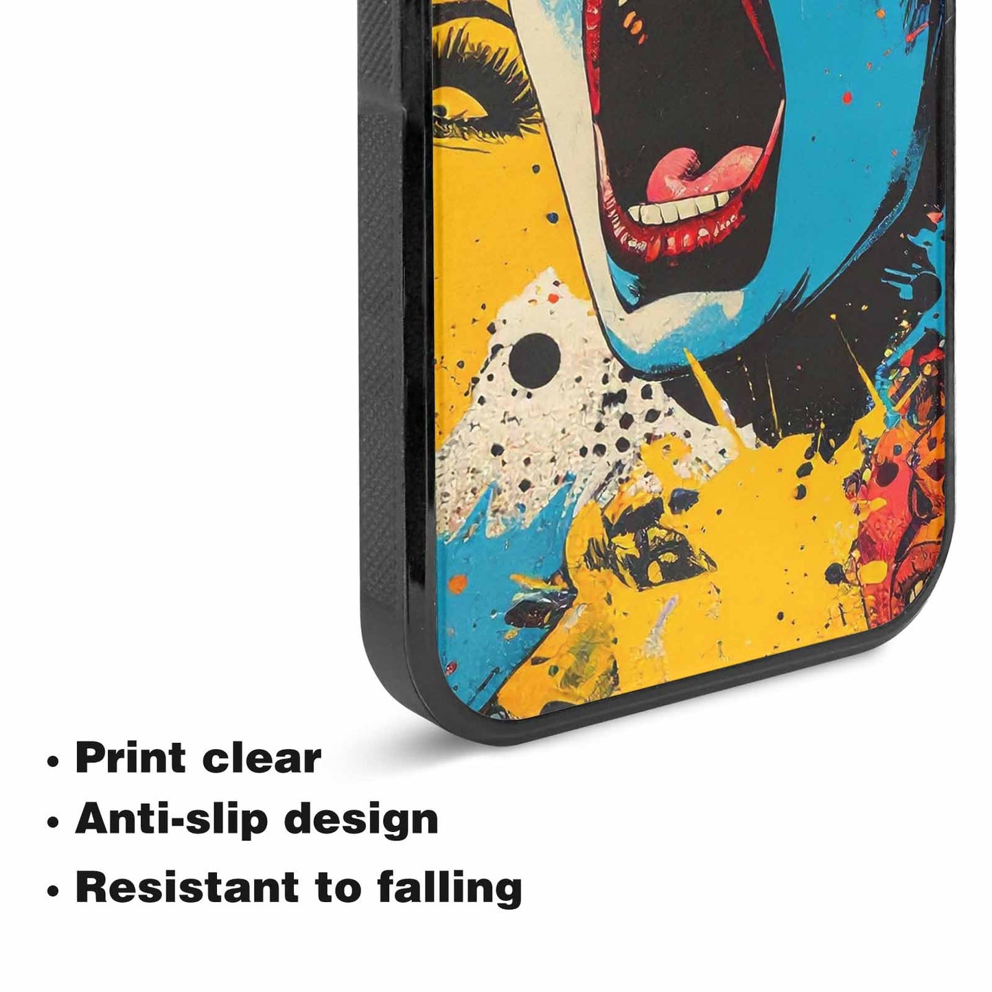iPhone 15 Plus Case — Comic Book Scream Comic Book Scream, Custom Print Case Cover