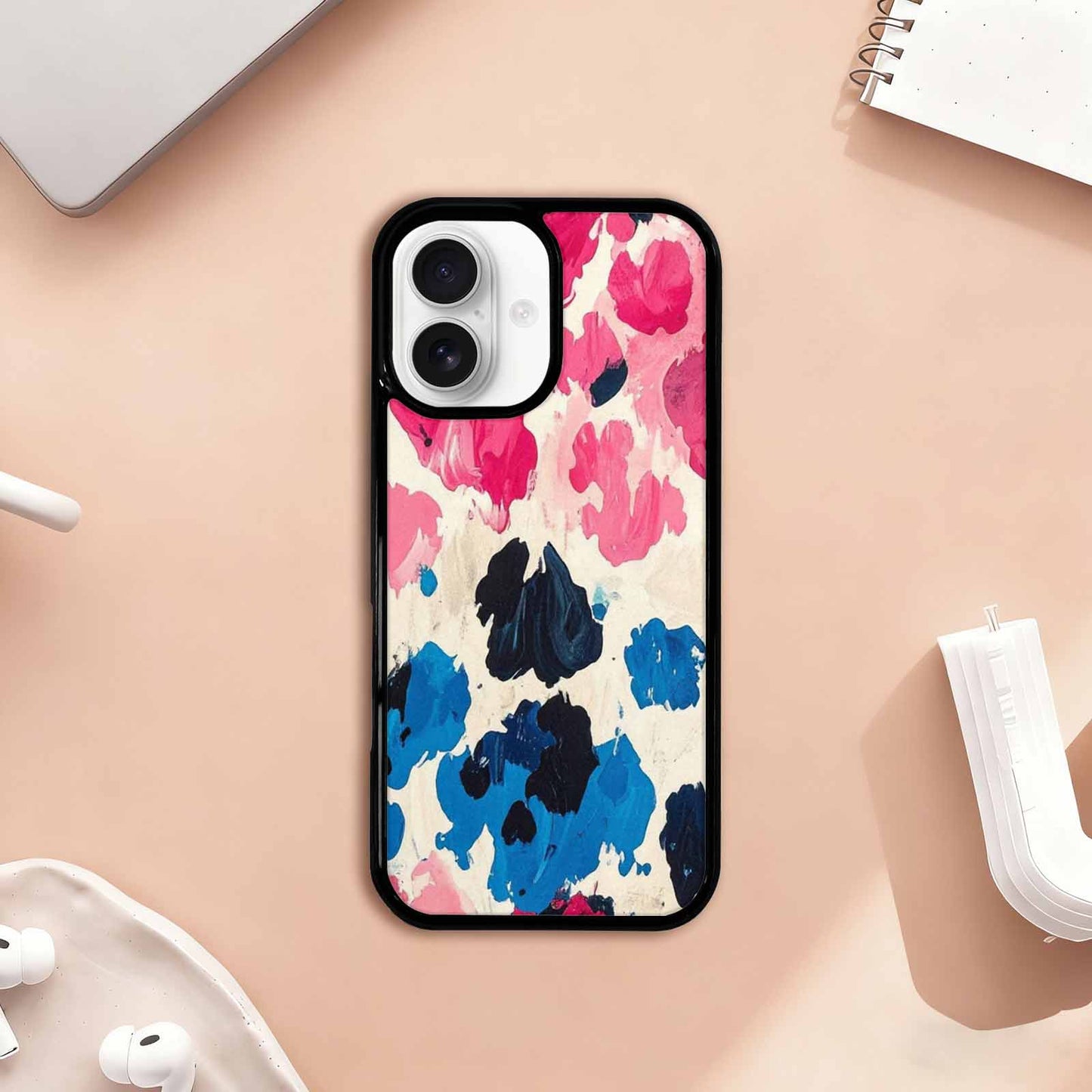 iPhone 17 Case — Small Cow Animal Print Animal Print, Custom Art Phone Cover