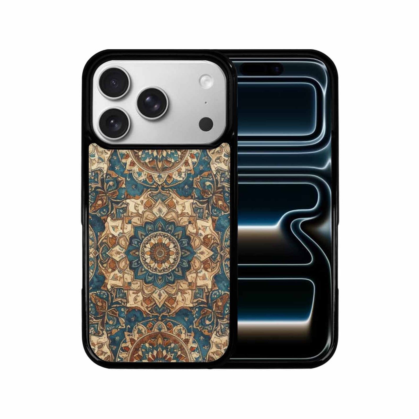 iPhone 17 Pro Case — Small Mandala Pattern Randomly Varying Floral, Custom Phone Case