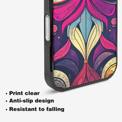 iPhone 16 Case — 1970s Disco Cartoon Art Pattern, Custom Print Case Cover