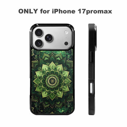 iPhone 17 Pro Max Case — Small Mandala Pattern, Randomly Floral, Custom Printed Phone Case
