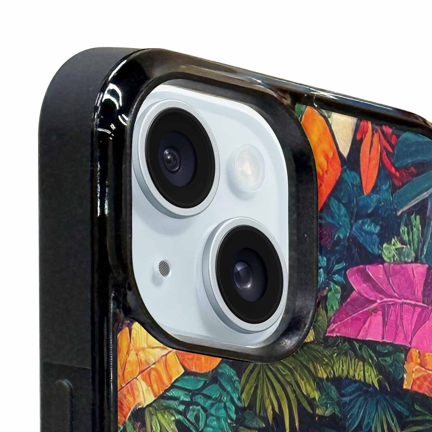 iPhone 15 Plus Case — Toucan Jungle Toucan Jungle Pattern Hundreds, Custom Phone Case