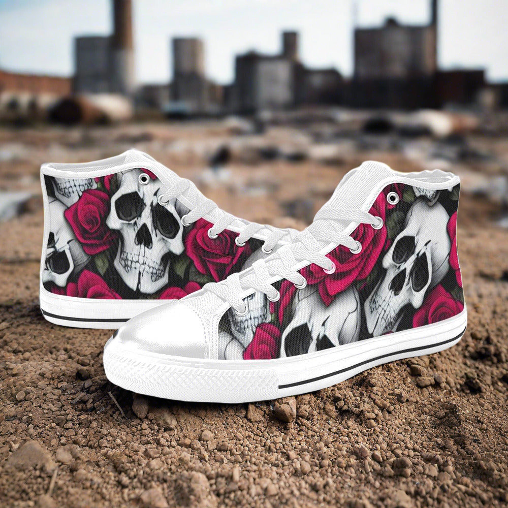 Celtic Blue Gold Unique WOMEN Bold Art - Freaky Shoes | Custom Art Sneakers