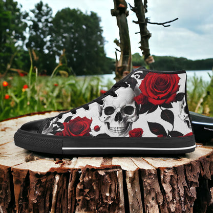 Skulls Roses Deluxe Women - Freaky Shoes®