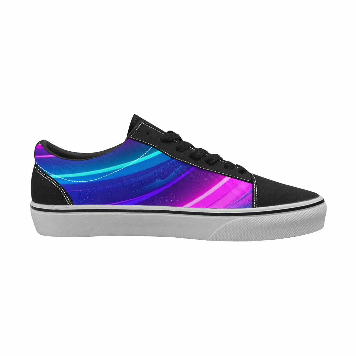 MEN'S 80S Neon Cartoon Canvas Lace-Up Surreal Sneakers