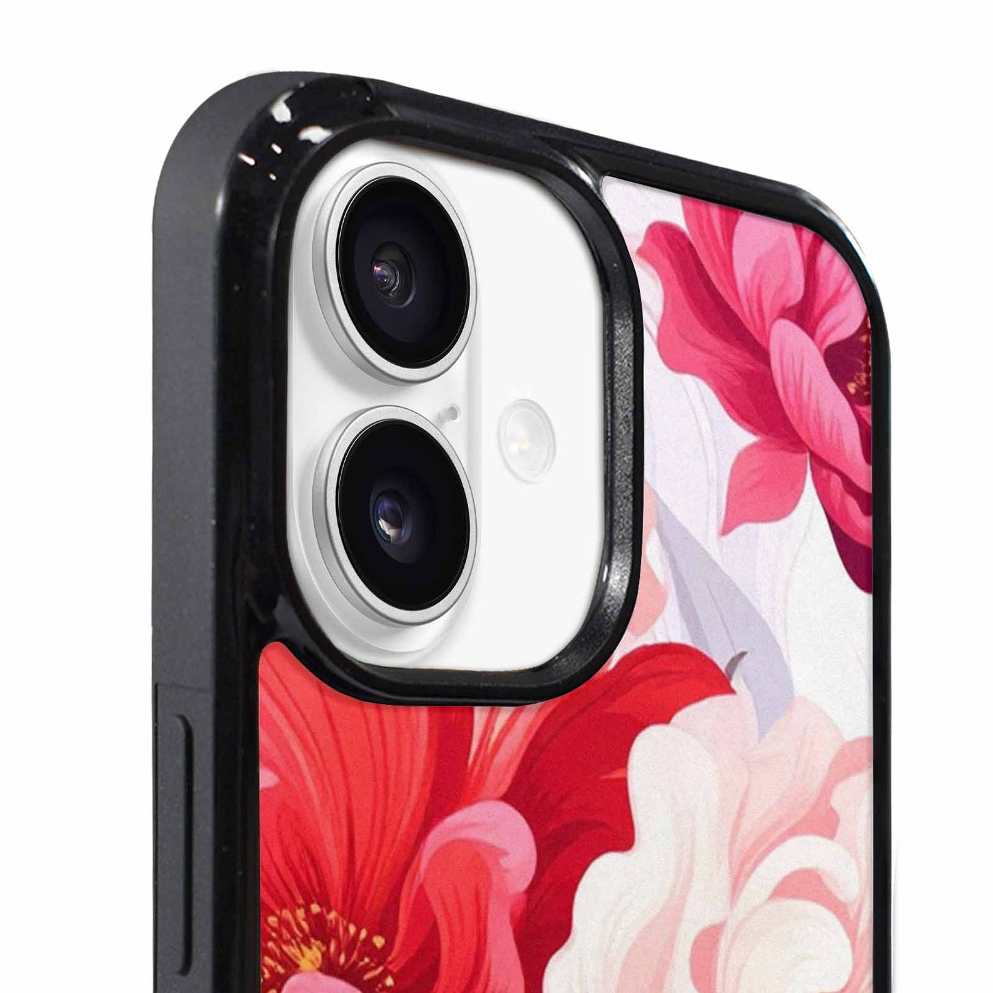 iPhone 17 Case — Marble Floral, Original Design Phone Case