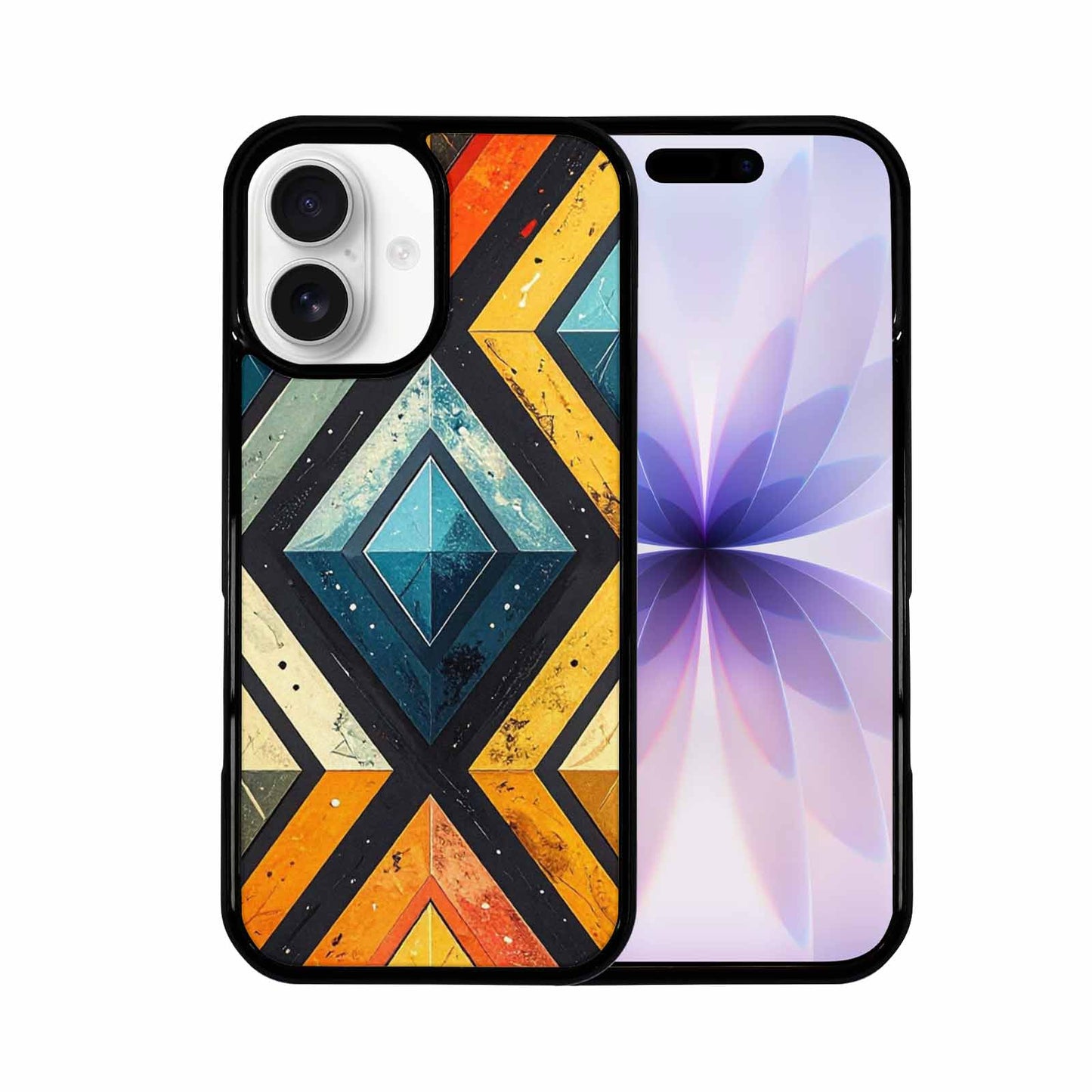 iPhone 17 Case — Vintage Summer Diamond Retro Vintage, Customized Protective Case
