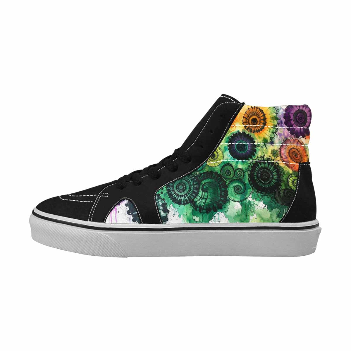 MEN'S Tie High Top Canvas Surreal Shoes