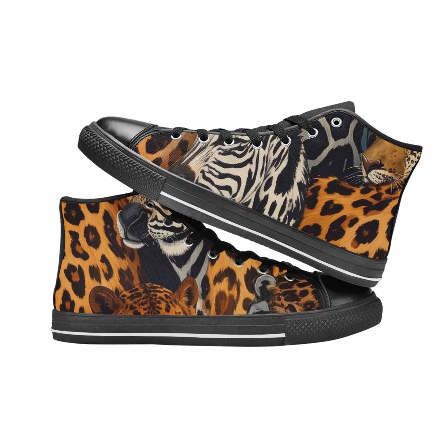 MEN'S Animal Print High Top Canvas Dreamcore Sneakers
